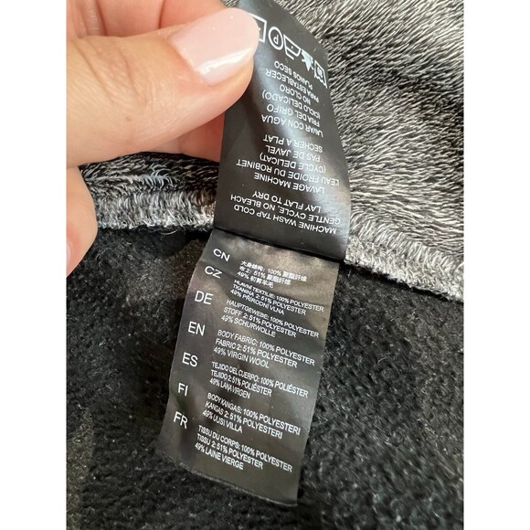 Kuhl Alpenlux Full Zip Jacket Fleece Two Tone | Gray Black | Size XL Runs‎ Small - Picture 9 of 16